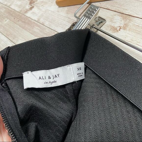 NWT Ali & Jay Dance Floor Two Piece Skirt Set Size Gold Metallic Vegas Size XS - Picture 10 of 13